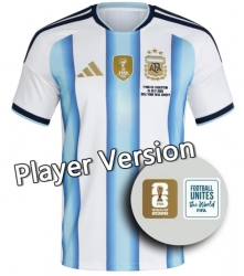 2026 World Cup final Argentina Home Player version Jersey